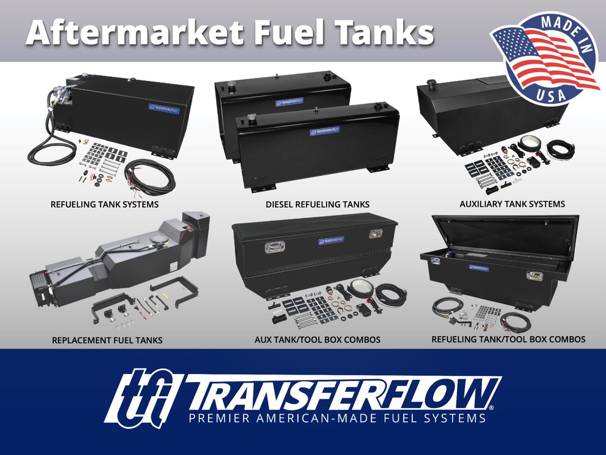 transferflow's tweet image. We're excited to help you boost your truck's fuel capacity and driving range with our top-quality, American-made fuel tank systems!
transferflow.com

#fuelingadventures #fueltanks #transferflow #transferflowfueltanks #madeinusa #americanmade