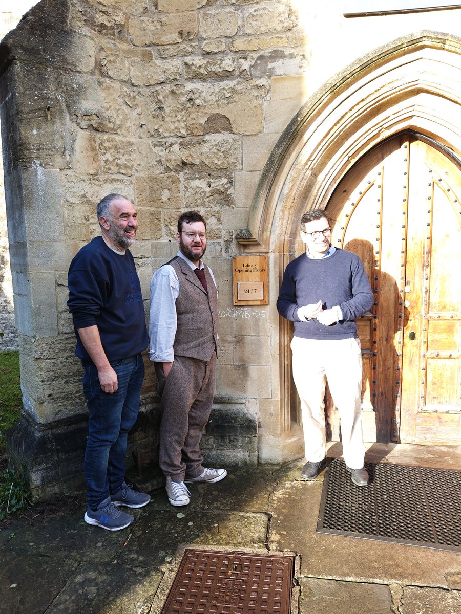 Gina Koutsika (@gkoutsika) on Twitter photo The #BlessingoftheMagi is a tradition that involves blessing homes & writing the initials of the three Magi on doors on the Feast of Epiphany. With thanks to <a href="/HLaehnemann/">Henrike Lähnemann 📯 moving to bsky</a> & other <a href="/StEdmundHall/">St Edmund Hall</a> <a href="/sehlibrary/">St Edmund Hall Library</a> Fellows, I was there and it was a first ➕ #everydayisaschoolday 😊 The #BlessingoftheMagi is a tradition that involves blessing homes & writing the initials of the three Magi on doors on the Feast of Epiphany. With thanks to <a href="/HLaehnemann/">Henrike Lähnemann 📯 moving to bsky</a> & other <a href="/StEdmundHall/">St Edmund Hall</a> <a href="/sehlibrary/">St Edmund Hall Library</a> Fellows, I was there and it was a first ➕ #everydayisaschoolday 😊