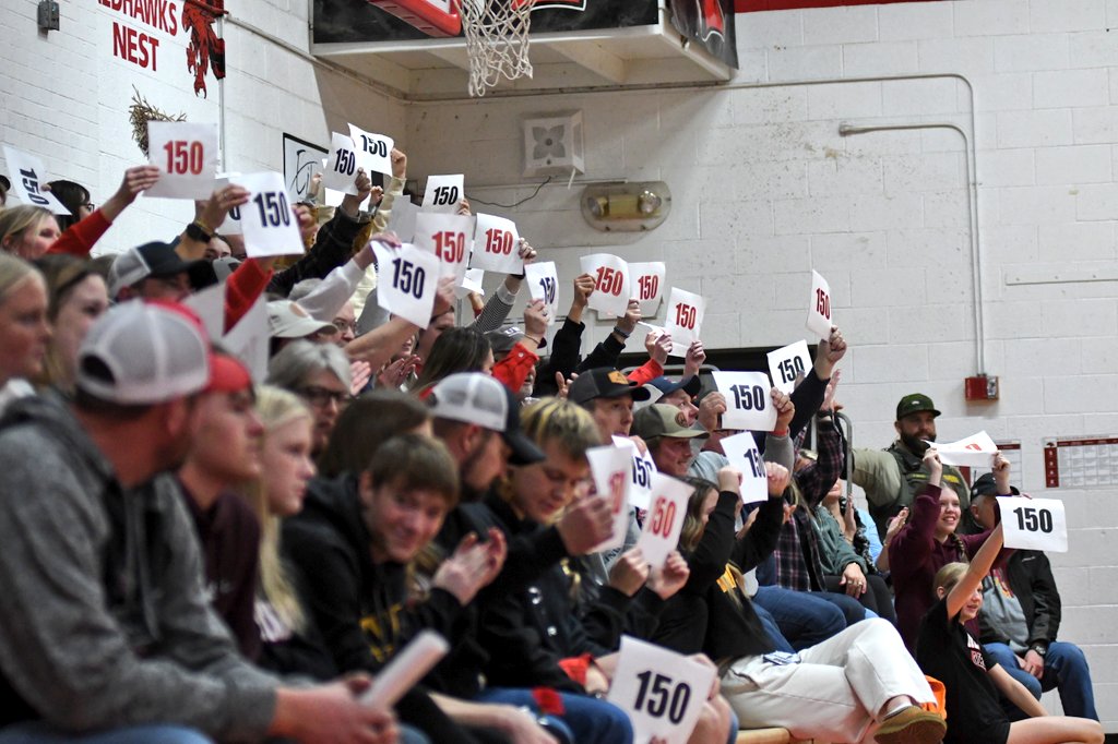 North Tama senior Kolt Knaack with his 150th win tonight in Traer #iahswr