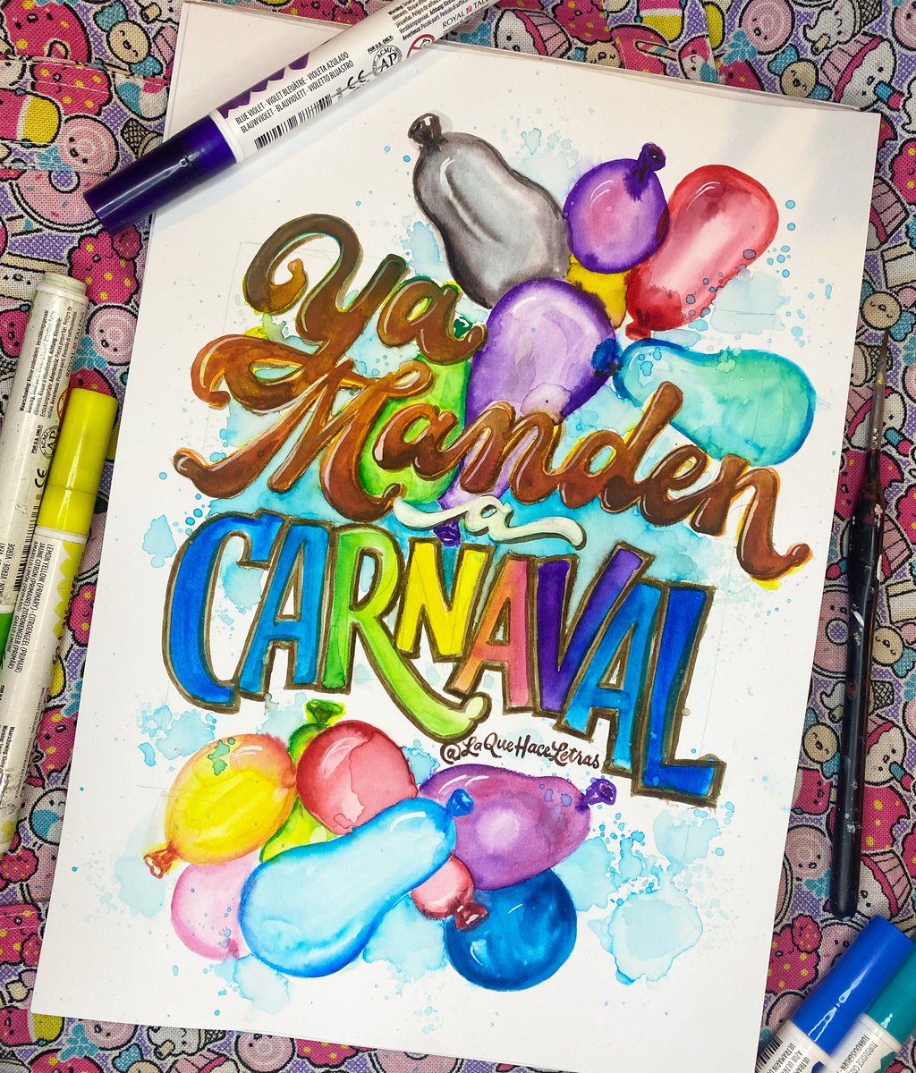 Ya manden a carnaval.