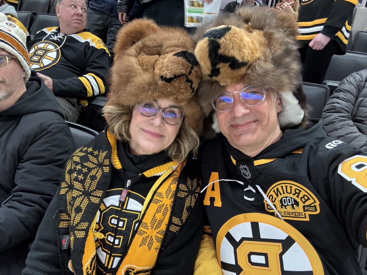 Best hats in the building! <a href="/NHLBruins/">Boston Bruins</a> <a href="/tdgarden/">TD Garden</a>