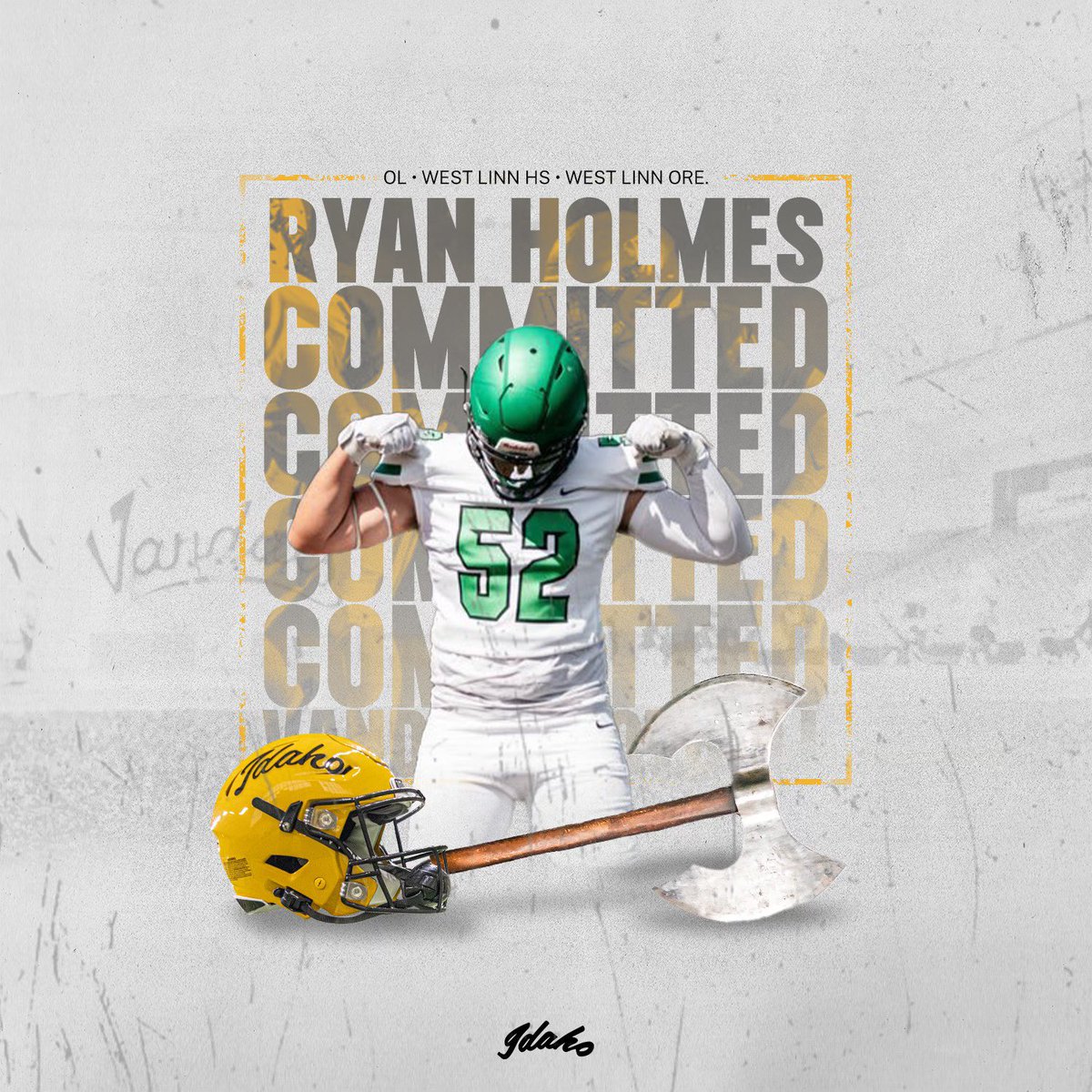 Ryan Holmes (@ryan_holmes27) on Twitter photo AGTG!!! After a great chat with <a href="/CoachEndsley77/">Loren Endsley</a>. Extremely blessed to say I am 100% committed to the university of Idaho. ✌️’s up!!!! <a href="/BrandonHuffman/">Brandon Huffman</a> <a href="/VandalFootball/">Idaho Football</a> <a href="/westlinn_fb/">West Linn High School Football</a> <a href="/jon_eagle/">Coach Eagle</a> <a href="/CoachLinny/">Coach Linny- Linepro</a> AGTG!!! After a great chat with <a href="/CoachEndsley77/">Loren Endsley</a>. Extremely blessed to say I am 100% committed to the university of Idaho. ✌️’s up!!!! <a href="/BrandonHuffman/">Brandon Huffman</a> <a href="/VandalFootball/">Idaho Football</a> <a href="/westlinn_fb/">West Linn High School Football</a> <a href="/jon_eagle/">Coach Eagle</a> <a href="/CoachLinny/">Coach Linny- Linepro</a>