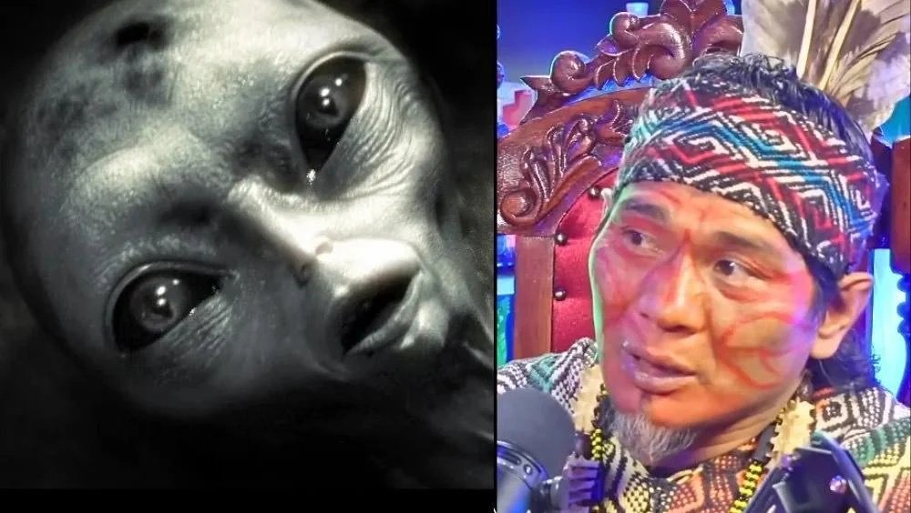🚨 REPOST  : The Brazilian Tribe Members had never heard of "Aliens" before, they did not understand, but when they were shown a picture of an Alien Grey they recognized it immediately and said: "That is Mankunawabu" They live underground.

Reposted because I just find this