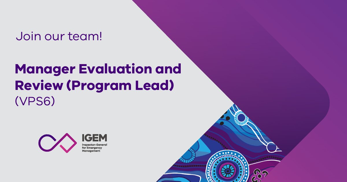 🤔Passionate about conducting system-wide evaluations and #reviews?
🤔Looking for an opportunity to further develop your expertise in #analysis, #evaluation and reporting?
This fixed-term role could be for you!
✍️Applications open until 26 Jan 2025 jobs.careers.vic.gov.au/jobs/VG-DJ3548…
