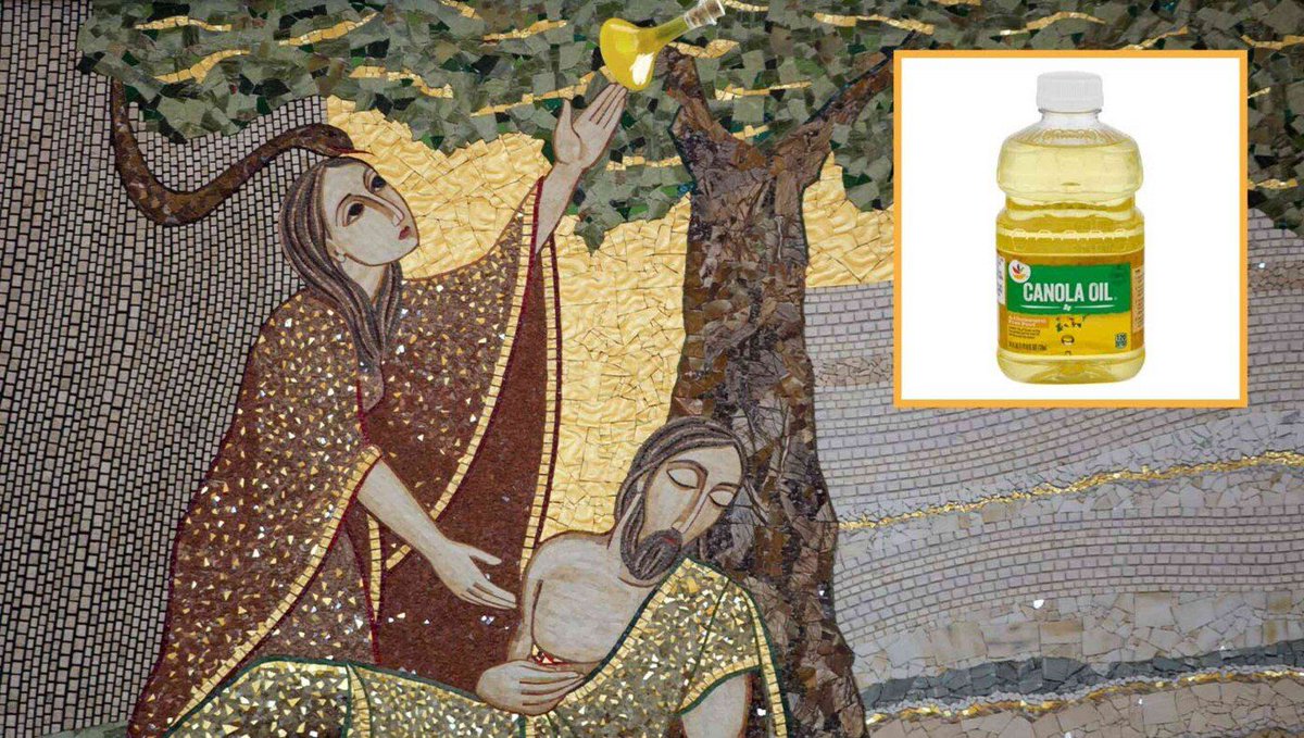 TheBabylonBee's tweet photo. Scholars Now Believe Forbidden Fruit Was Seed Oils https://t.co/r7W3uzUpiW https://t.co/0fGeGtg0NM