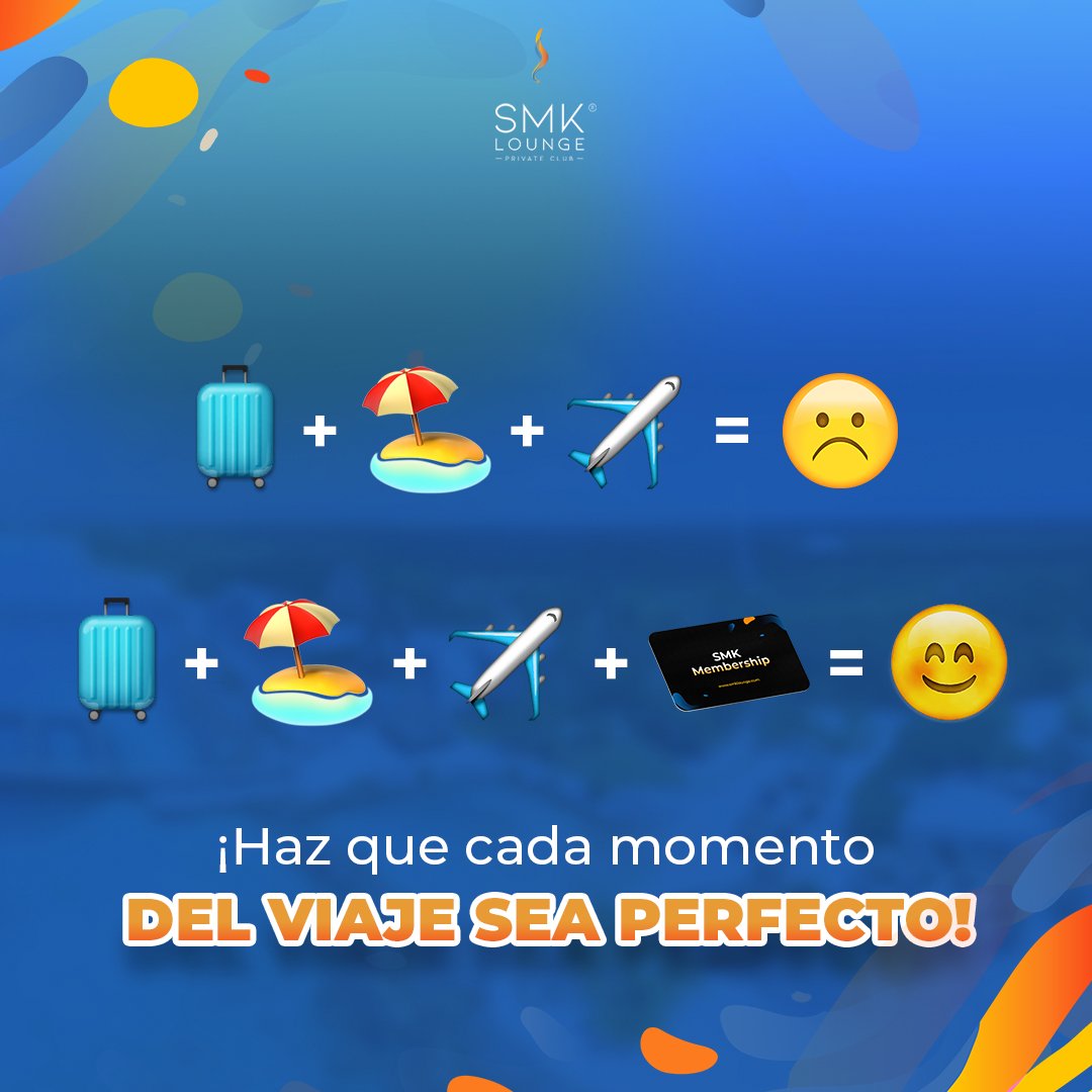 TheGatePriority's tweet photo. Tu viaje está completo si antes de abordar esperas en SMK Lounge. 🔜 Ven y vive una experiencia única en nuestras salas.  ¡Elige la membresía ideal para ti y disfruta! 🥳🥂
#SMKLounge #aeropuertocdmx #AICM #viajes https://t.co/joQMQManUz
