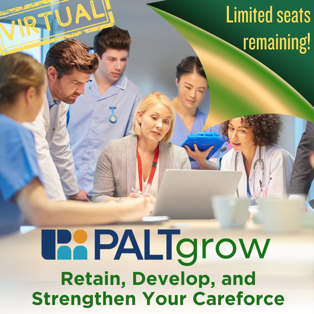PALTmed's tweet image. ⚠️Limited seats remain! Looking for steps to improve #careforceretention while developing the leadership and communication skills of your current team? Join us Thurs for a learning experience that will help you implement #evidencebased #staffretention strategies: