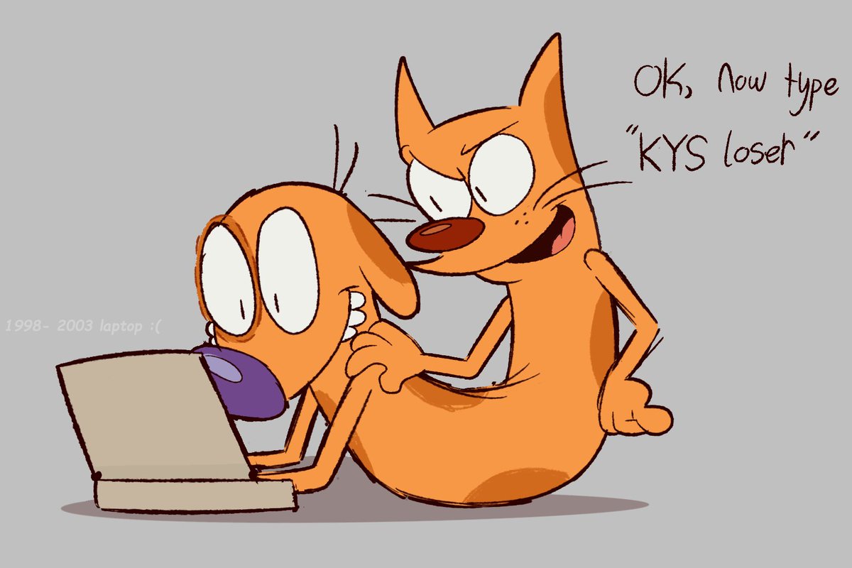 lyladestructs's tweet image. Making them use a computer is insanely dumb but I got carried away

#catdog #fanart #cartoon #cartoonart #nickelodeon #comic