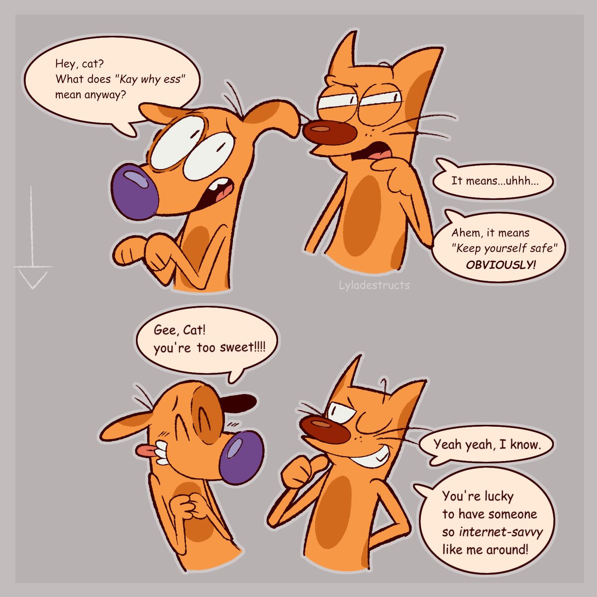 lyladestructs's tweet image. Making them use a computer is insanely dumb but I got carried away

#catdog #fanart #cartoon #cartoonart #nickelodeon #comic