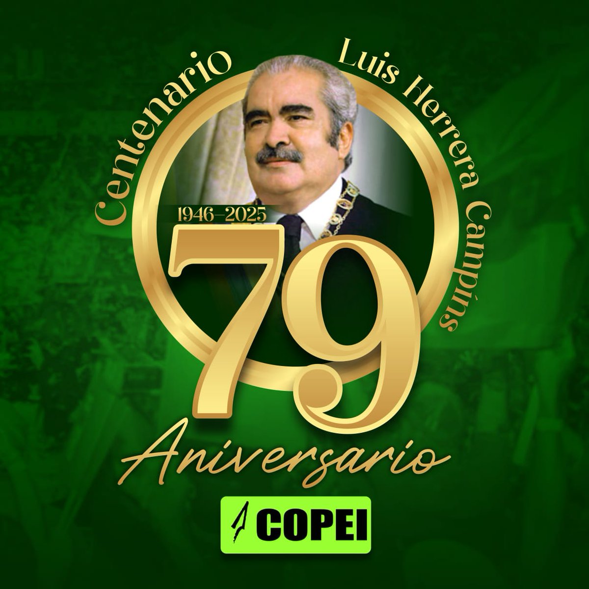 79 años que aguardan trabajo, esfuerzo, sacrificio y determinación #𝙋𝙤𝙧𝙇𝙖𝙑𝙚𝙣𝙚𝙯𝙪𝙚𝙡𝙖𝙋𝙤𝙨𝙞𝙗𝙡𝙚 🇻🇪

Y además, honrando los venideros 100 años del natalicio de nuestro 𝙇𝙪𝙞𝙨 𝙃𝙚𝙧𝙧𝙚𝙧𝙖 𝘾𝙖𝙢𝙥𝙞𝙣𝙨. 

#𝙁𝙞𝙧𝙢𝙚𝙨𝙀𝙣𝙇𝙖𝙀𝙨𝙥𝙚𝙧𝙖𝙣𝙯𝙖