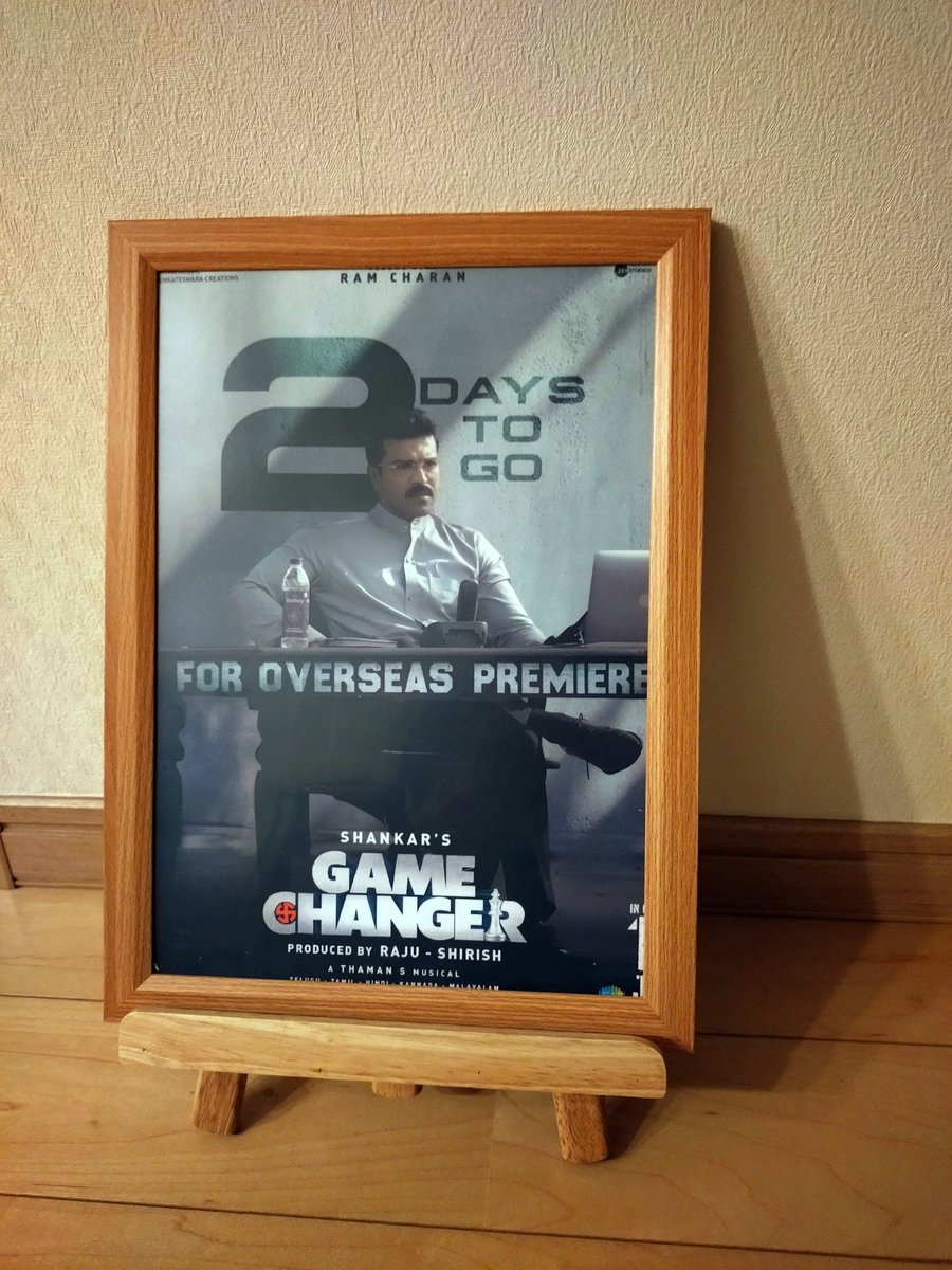 Bhargavone04's tweet image. 2 days to go for the King&apos;s arrival!
Global Star @AlwaysRamCharan is set to ignite screens on 10th January 🤙🏼💥

Brace yourselves for the fiery storm of #GameChanger 🌋

#GameChangerTrailer #MegaPowerEvent 
#GameChangerOnJan10 🚁