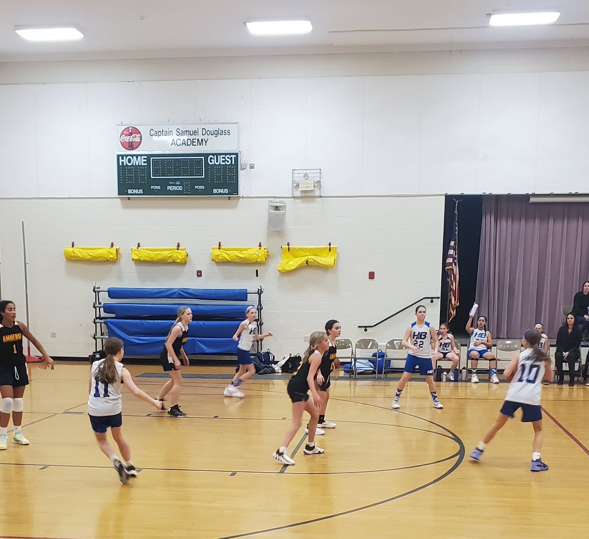 6V Tuesday Night Hoops! Resisting the urge to teach ball screen defense during science class tomorrow.