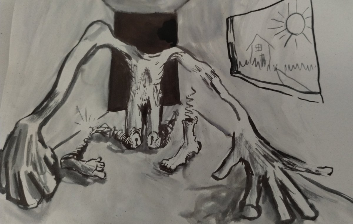 Art about my fucked up knee