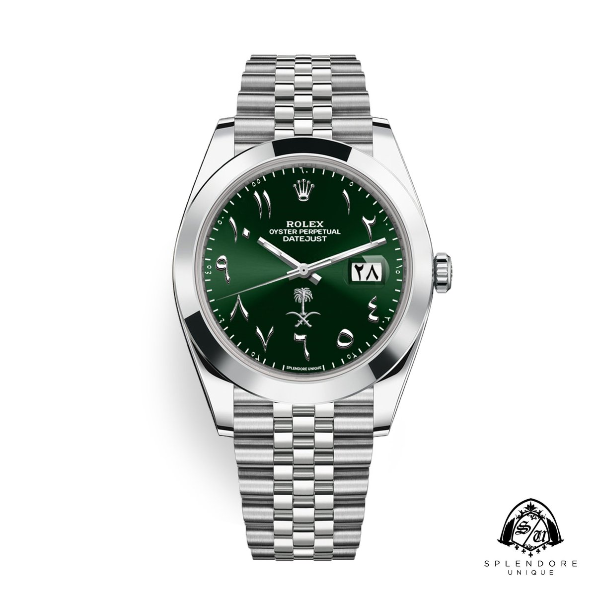 SplendoreUnique's tweet photo. @CICSaudi presenting the KSA DateJust 41. A #bespoke #Rolex concept timepiece designed for the Kingdom. A beautiful piece that connects with a powerful nation.
We’d love to present this to the house of Saud. https://t.co/k8s3UnQ0jU