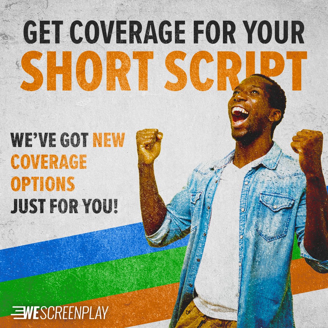 Short scripts are a fantastic way to get your screenwriting feet wet, try a new genre, hone craft, and get noticed. With so many Oscar-qualifying film festivals, it’s one way to gain recognition!

Starting at $39.99 and 72 hr turnaround. Check it out: wescreenplay.com/shorts-coverag…