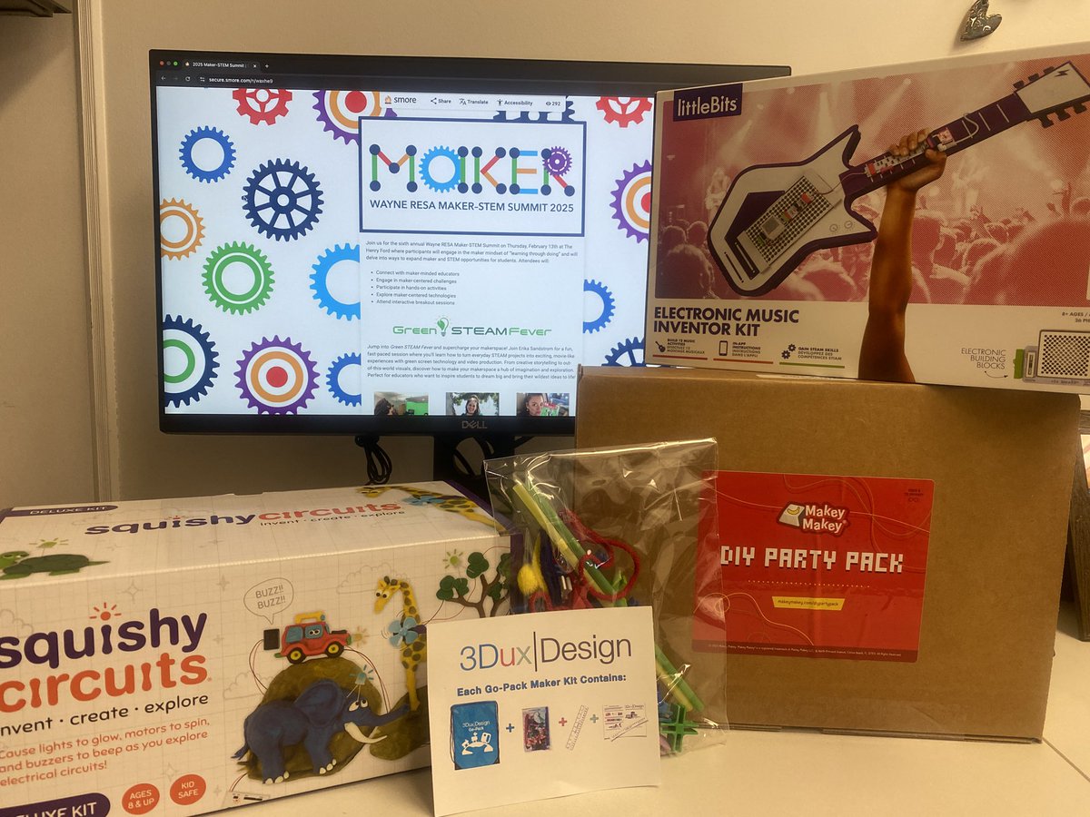 Wayne RESA Makers (@makersresa) on Twitter photo Thank you <a href="/SpheroEdu/">Sphero Education</a> <a href="/SquishyCircuits/">Squishy Circuits</a> <a href="/makeymakey/">Makey Makey</a> and <a href="/3Duxdesign/">3Duxdesign</a> for supporting this year’s <a href="/WayneRESA/">Wayne RESA</a> Maker-Stem Summit! bit.ly/MakerSTEM25 Thank you <a href="/SpheroEdu/">Sphero Education</a> <a href="/SquishyCircuits/">Squishy Circuits</a> <a href="/makeymakey/">Makey Makey</a> and <a href="/3Duxdesign/">3Duxdesign</a> for supporting this year’s <a href="/WayneRESA/">Wayne RESA</a> Maker-Stem Summit! bit.ly/MakerSTEM25