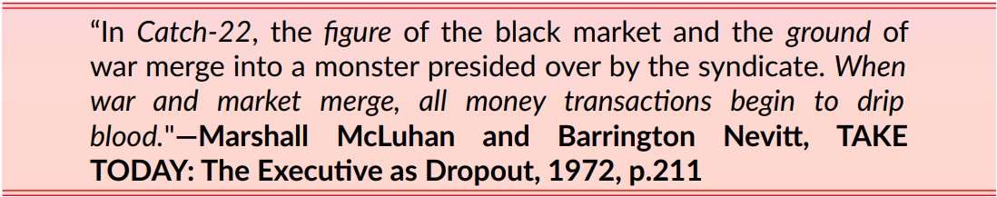 McLuhan was talking about Bitcoin in 1972