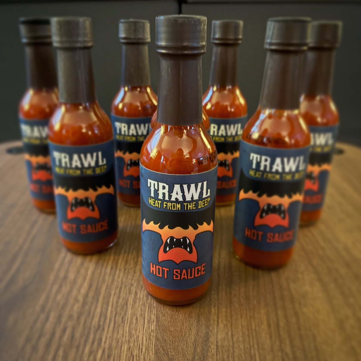 TRAWL’s ‘Heat from the Deep’ Hot Sauce! 🌶️ 🦈 A small batch is coming to our merch table at our upcoming show at Sacred Profane in Biddeford, ME on Sat, January 25th. 

🎫 Tickets: tinyurl.com/mpdey4uw
🗓️ Event: tinyurl.com/4w9n3z73
