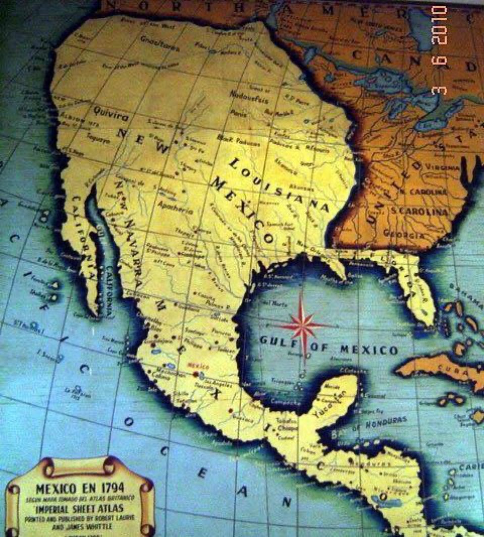 Enséñenle este mapa a los gringos y de paso a Donald Trump.