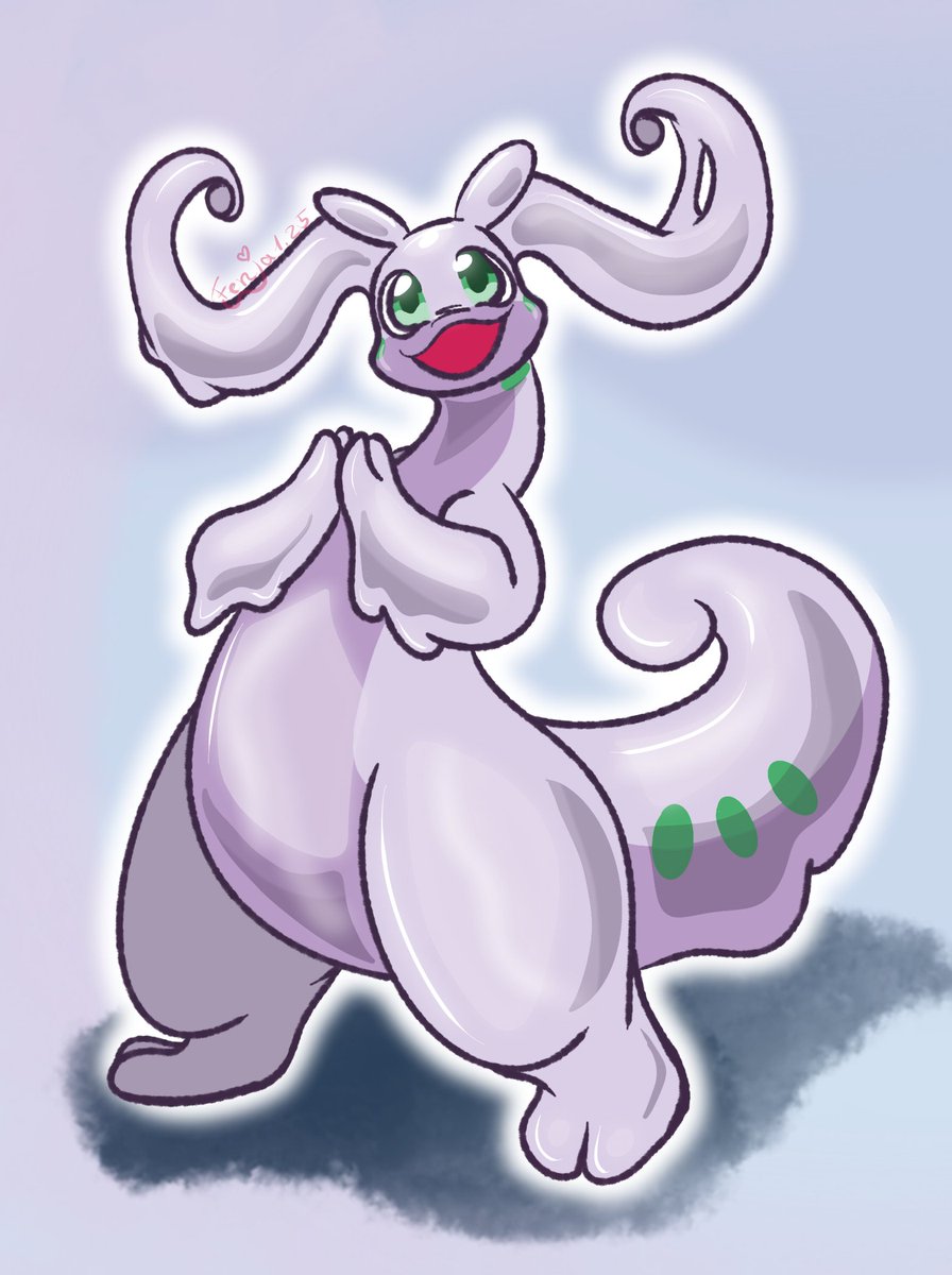 fenja_maus's tweet photo. More Goodra Fanart! Look how happy she is c:

#art #digitalart #Pokemon #pokemonfanart #goodra #dragon https://t.co/3alLPxzUAp