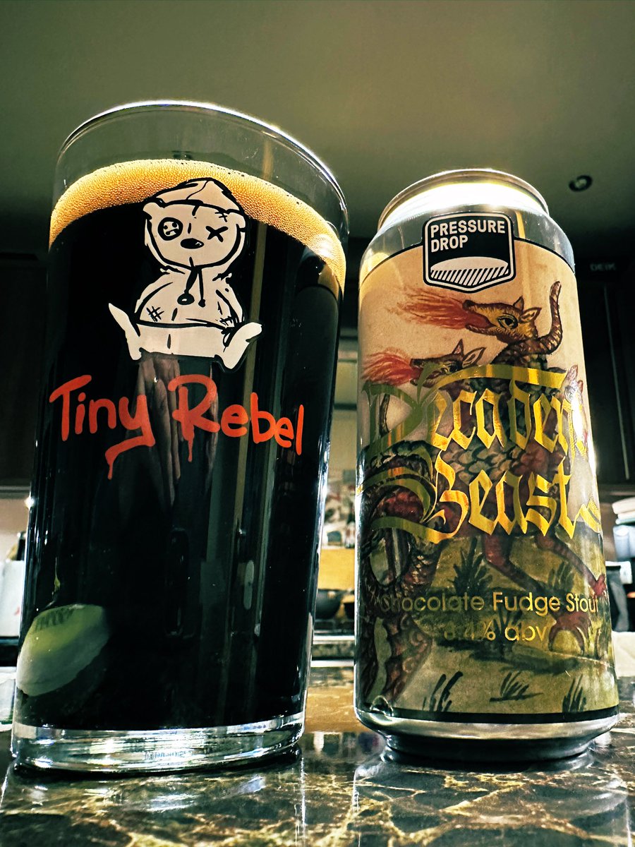 It truly is a decadent beast! #CraftBeer