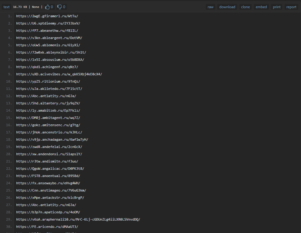 WatchingRac (@racwatchin8872) on Twitter photo #Tycoon #Phishing
With the help of <a href="/g0njxa/">Who said what?</a>, we identified additional 482 domains linked to Tycoon.
Here’s a list of domains+subdomains+full path, hosting Outlook/Gmail phishing pages:
pastebin.com/r56UtHbD #Tycoon #Phishing
With the help of <a href="/g0njxa/">Who said what?</a>, we identified additional 482 domains linked to Tycoon.
Here’s a list of domains+subdomains+full path, hosting Outlook/Gmail phishing pages:
pastebin.com/r56UtHbD