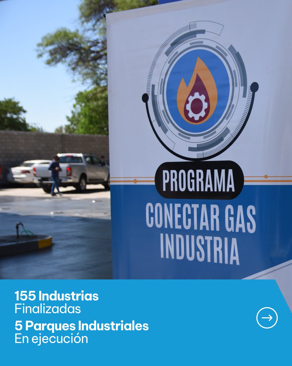➡️Desde el año 2018 existe un Plan de Gasificación Integral que ya conectó a más de 248 localidades al servicio de gas natural. 

💪🏻Hoy seguimos trabajando a través de tres programas: 
👉🏽Conectar Gas Vecino, que abarca el norte y oeste cordobés. 
👉🏽Conectar Gas Escuelas