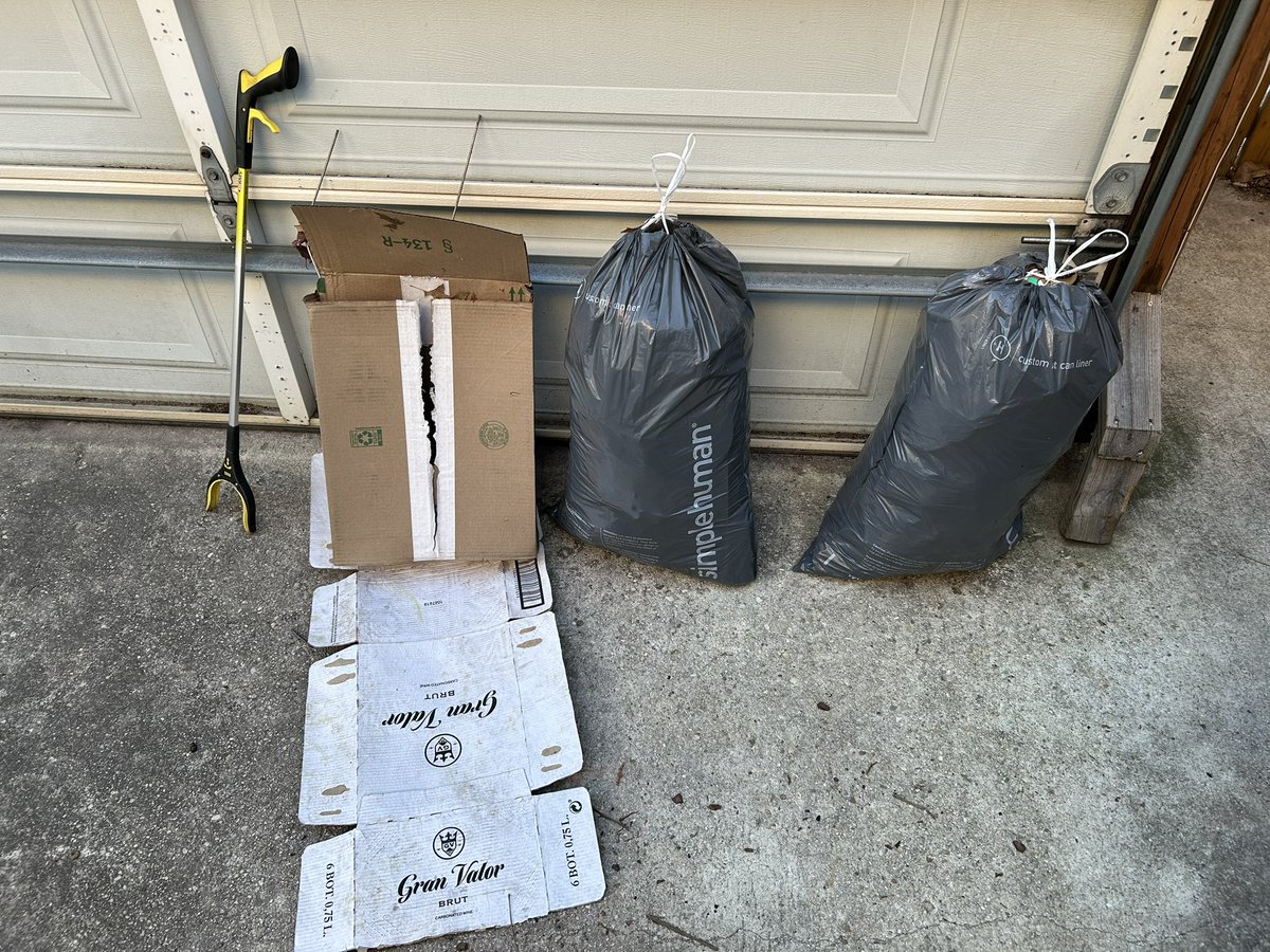 Before the snow hit, I went out to clean up the streets with all the litter that had built up from new years. I filled two trash bags with the amount of trash ONLY on my side of the block alone. Looking forward to ways we can eliminate trash on our streets in the new year.