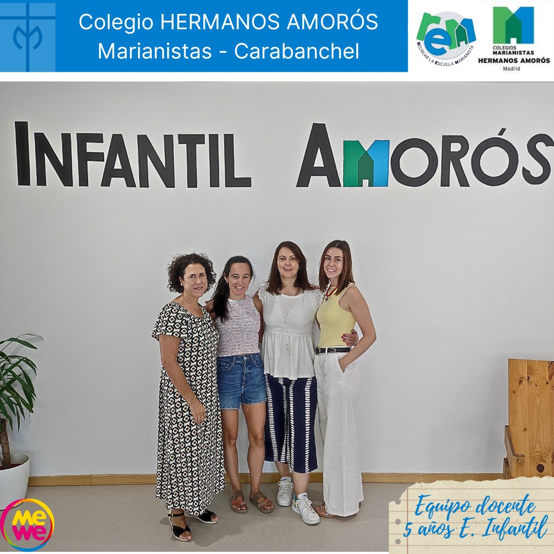 EQUIPO DOCENTE
5 #años #InfantilAmorós 
Marisa, Paloma, Susana y Verónica
¡BIENVENIDOS A VUESTRA CASA! Lo