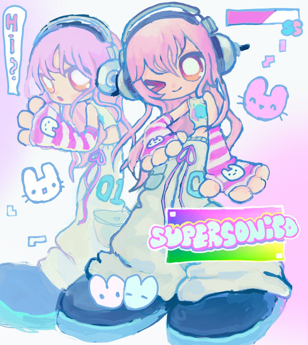 super sonico (♡&gt; &lt;)