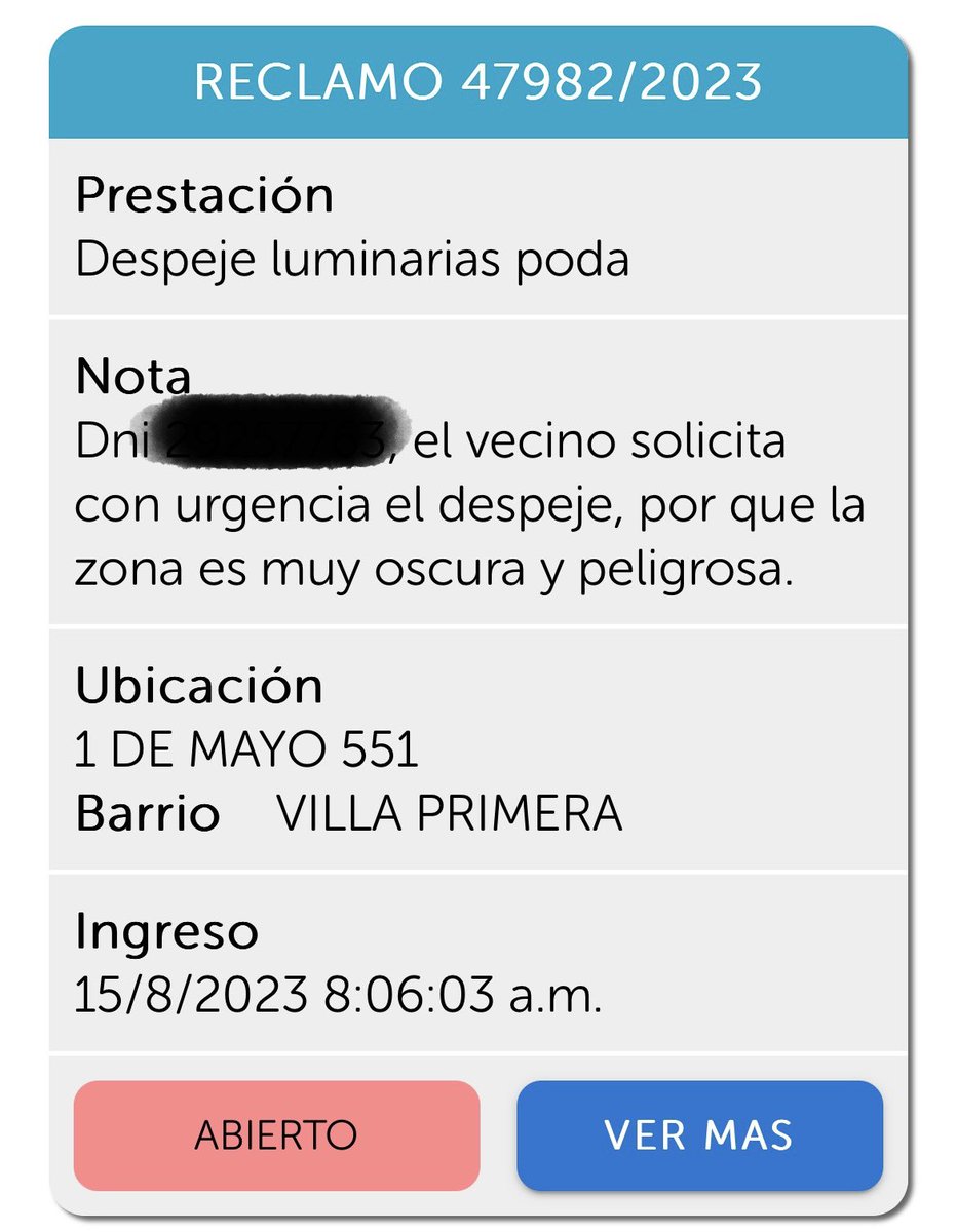 horusmdq's tweet photo. @EmvialMGP Consulto por acá porque por la página de la municipalidad o el 147 NO DAN BOLA…. Como debo proceder con ese reclamo que lleva casi 1 AÑO Y MEDIO cajoneado ? https://t.co/yAB6nv1dV8