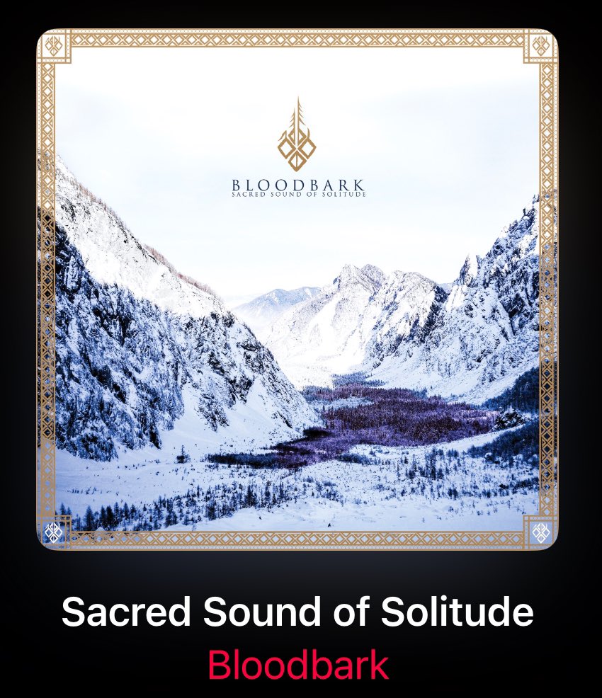 Enjoying this. Very Black Metal cover