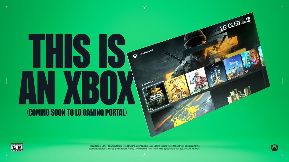 JohnKevinReal's tweet photo. XCLOUD NAS TVS DA LG 🎮 #shorts #xbox #xcloud #gamepass #callofduty #tiktok 

https://t.co/lU4zuecccp https://t.co/IurtQyIALh