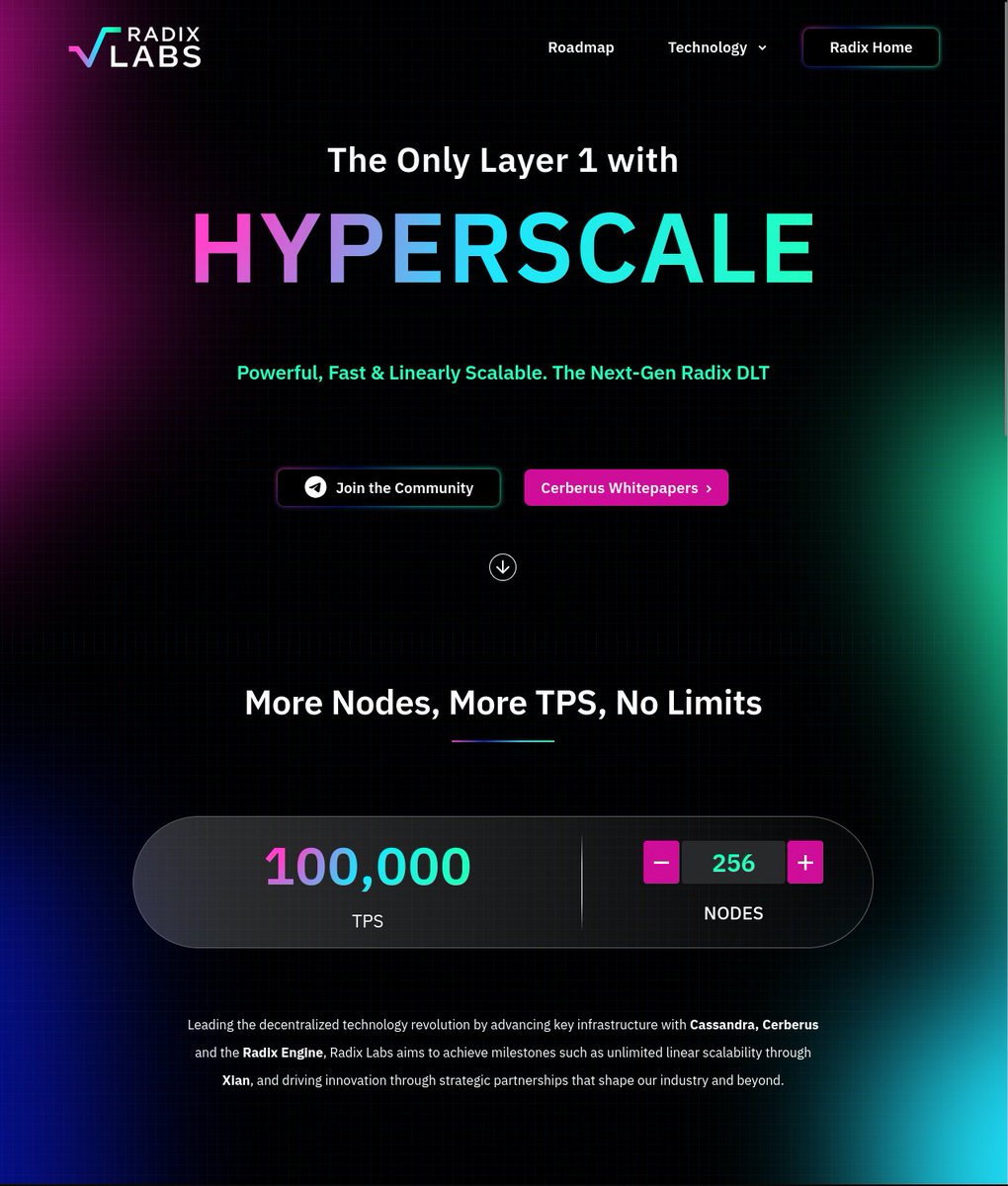 HyperScale alpha is syncing, HyperScale will show that 

Fuck Transfers 
Fuck Simple method Calls
SWAPS PER SECOND is the new DeFi metrics that matters

This is the beginning of a new era for Radix

The network is Radix HyperScale. The token is XRD