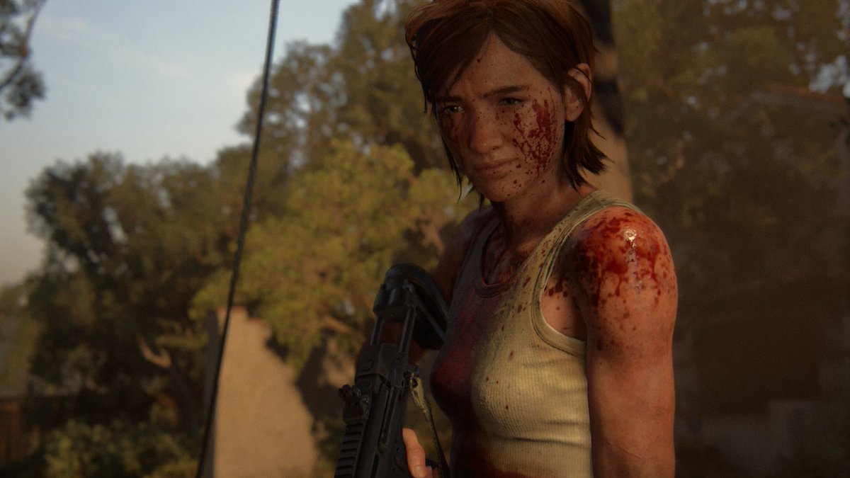 DesertofAsh's tweet photo. @DavisGSee THE LAST OF US PART II, like the first game, informed my thinking about apocalypses, but the sequel specifically got me thinking about community, survivalism, and violence. About sticking together vs going it alone. (9/?) https://t.co/WiIlpzNWrr