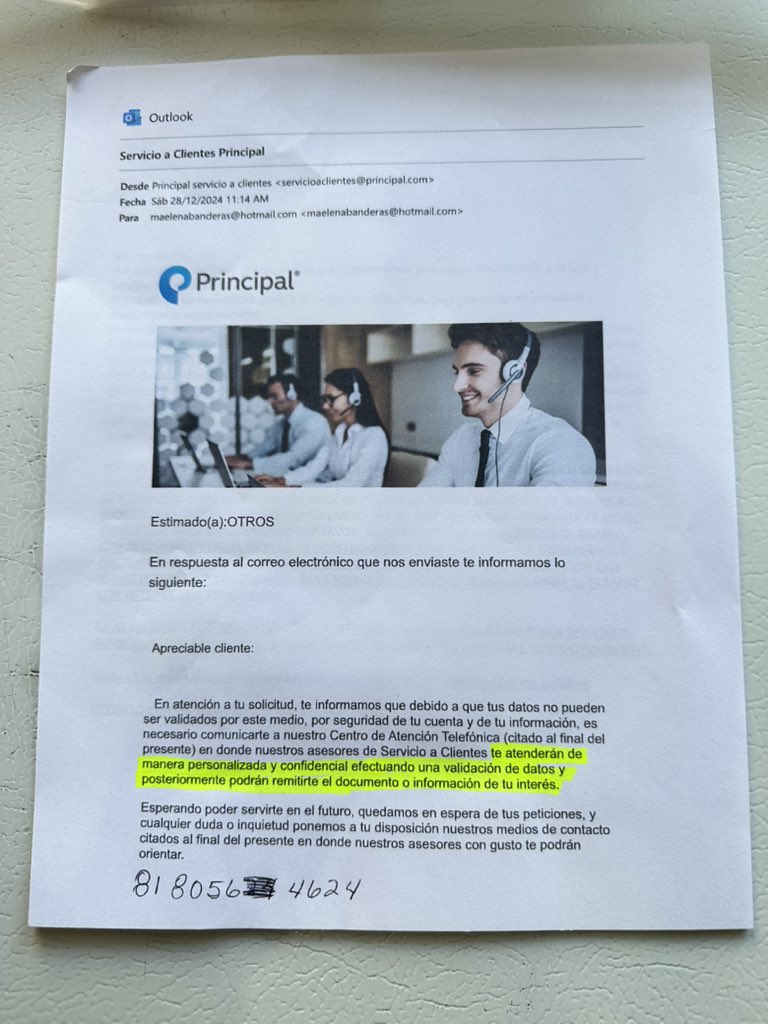 Sofiaruth1S's tweet photo. @principal no le ha dado SU dinero a mi papá de su pensión, argumentan que en el escaneo de los documentos ha habido un error, pero asi nos traen desde hace más de un mes y nosotros estamos a 2 horas de distancia  de la oficina de @principal más cercana. ¿Dónde me pueden ayudar? https://t.co/mM9fPALCLp