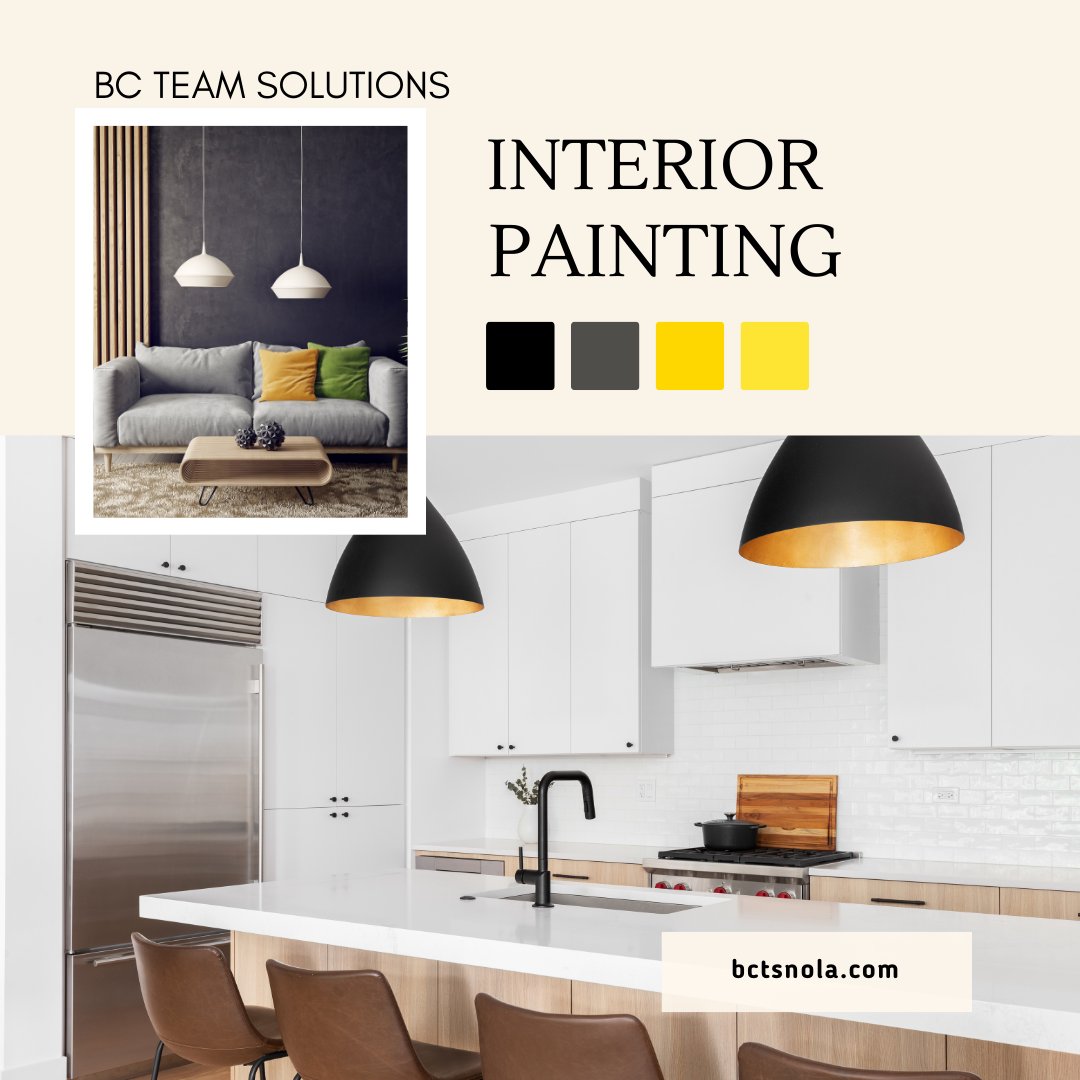 BCTeamSolutions's tweet image. 🎨 Professional Interior Painting for Your Aesthetic!
BC Team Solutions offers affordable painting services in Louisiana. Call 📞 504-513-3287 for a quote!
#InteriorPainting #LouisianaContractor #BCTeamSolutions #HomeAesthetic #AffordableRates #CallToday