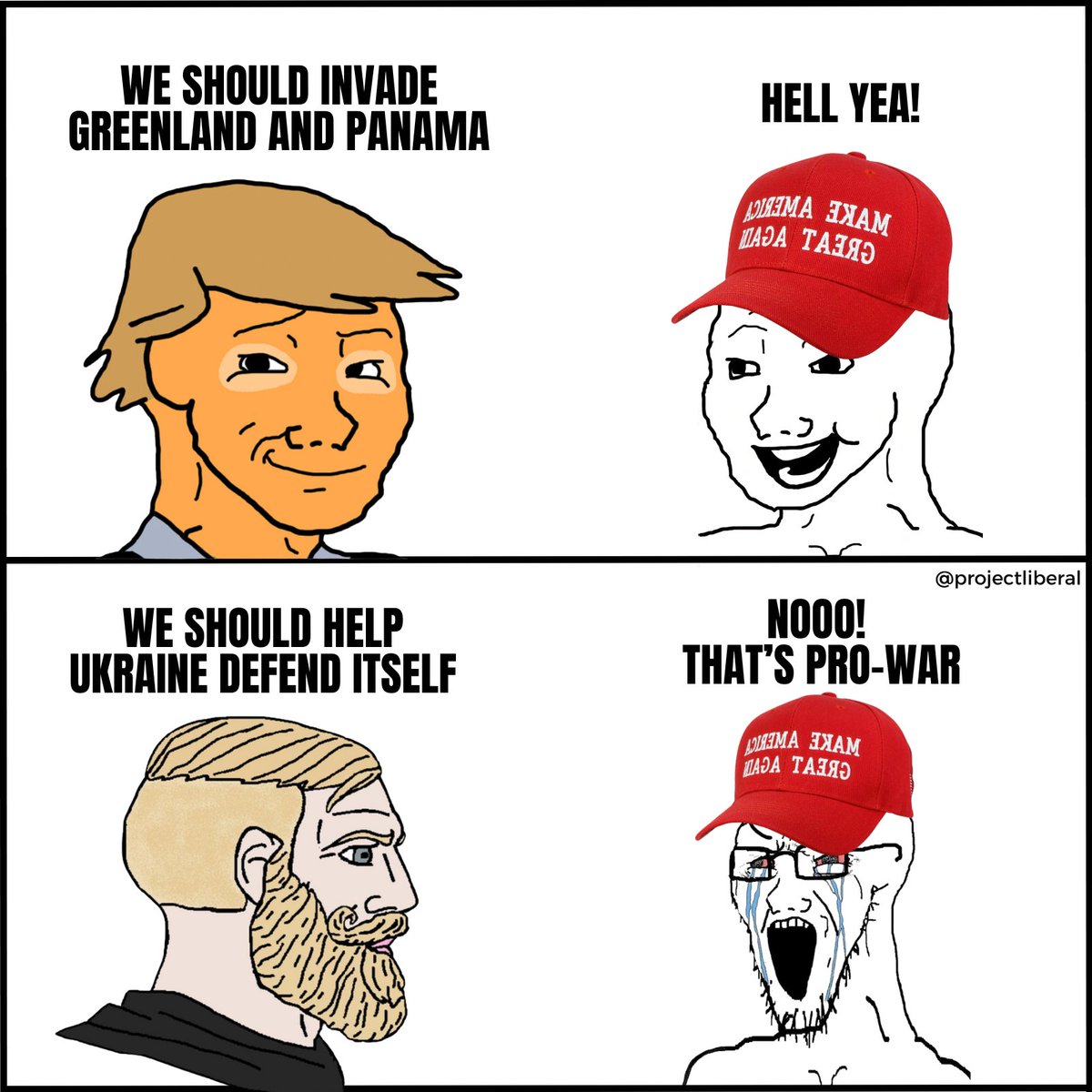I have a feeling this meme format is going to get a lot of use over the next four years.