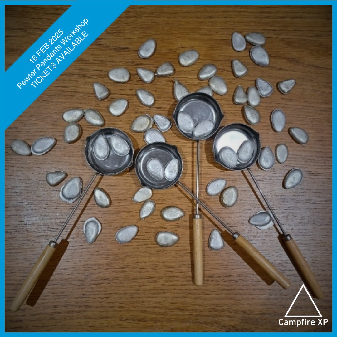 campfire_xp's tweet image. Fancy turning two pure pewter nuggets into unique handcrafted pendant necklaces for yourself or your loved ones? While enjoying a campfire, refreshments & your ticket supporting a sustainable not-for-profit business? campfirexp.com #vday #gift #experience #cotswolds