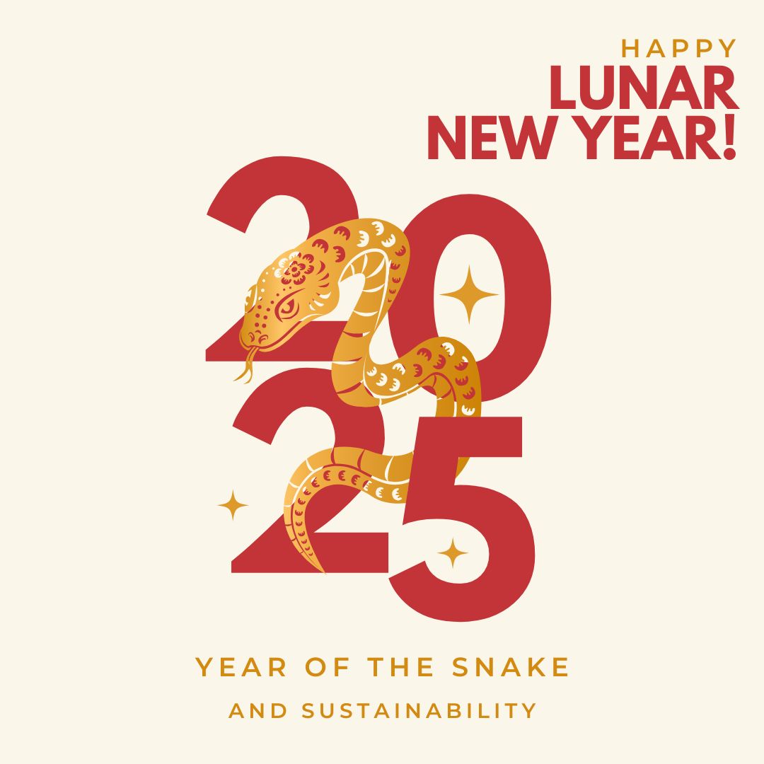 🌙🐍As we welcome the Year of the Snake, let’s honor traditions while protecting our planet! 🌱

Here are some tips to make your Lunar New Year celebrations greener:
🍊 Compost food scraps
🎁 Recycle responsibly
🛍️ Reuse decorations
🥡 Choose reusable tableware