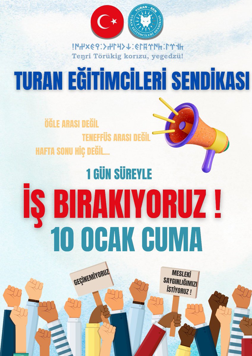 golgemicimde's tweet photo. @ogretmenlersyfs #isbırakıyoruz
#turansen
#memurgeçinemiyor
#zam https://t.co/pEWg5pF8b7