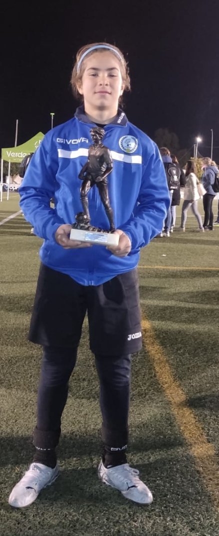 Nuestra portera y capitana María  del División Honor Alevín realizó esta tarde entrenamiento con la Selección femenina <a href="/FedExFutbol/">Fexfutbol</a>
Realizando un gran entrenamiento y mostrando su gran nivel como siempre.
Este año es el tuyo después de haberte quedado el año pasado a las puertas.