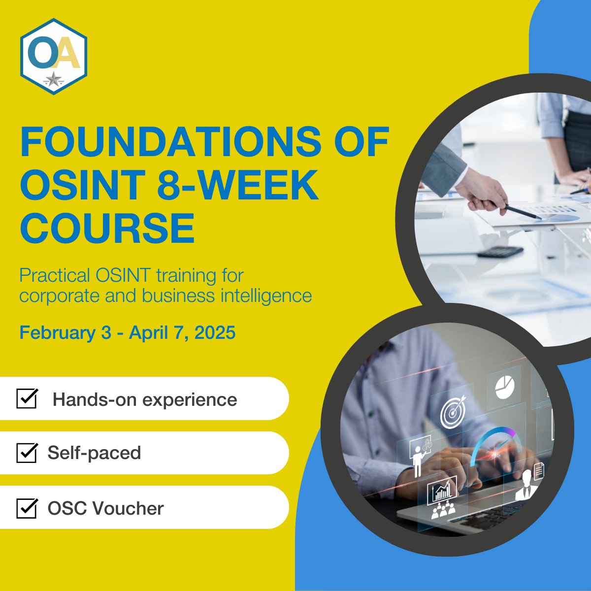 Our Foundations of OSINT course starts February 3rd! Get hands-on OSINT training and a $200 voucher for the Open-Source Certification (OSC) Exam. Don’t miss this chance to invest in your team’s future.

Register today: osintacademy.com/foundations-os…

#OSINT #Training