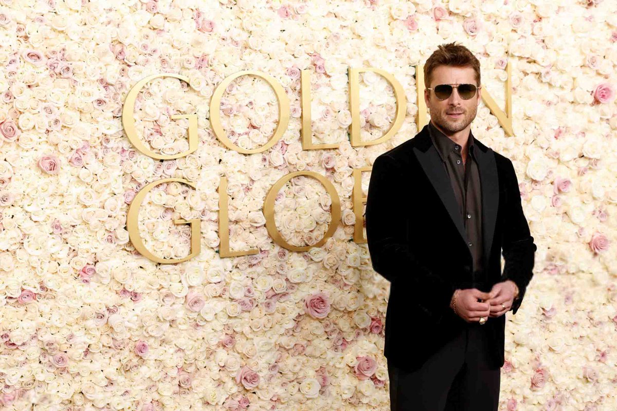 GlenPowellNet's tweet photo. 📸  Glen Powell attending the 82nd Annual Golden Globes (Jan 5)

🔗  https://t.co/gMylmfiQEY https://t.co/uam8BqB2KJ