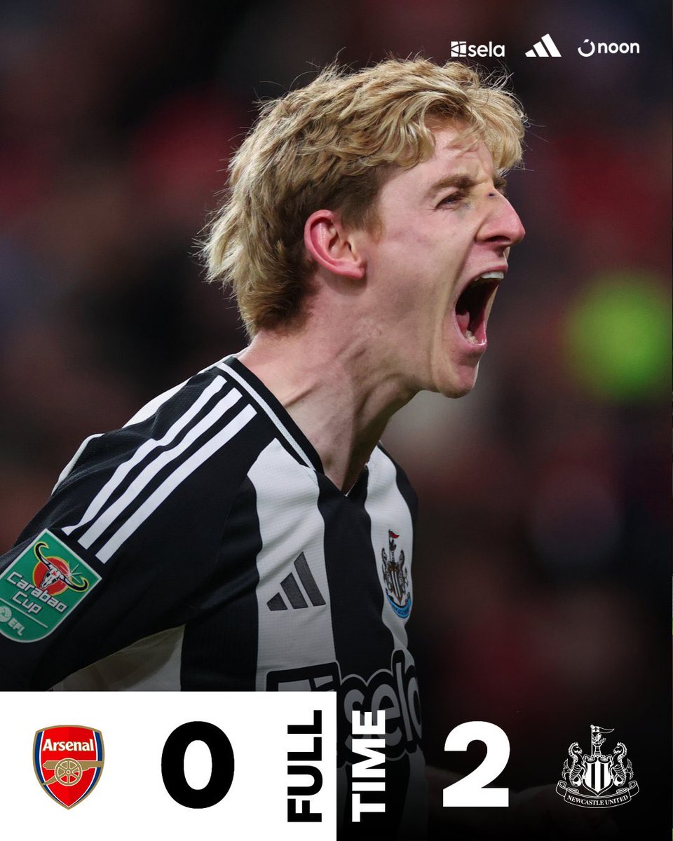 Maç Sonucu | Arsenal 0-2 Newcastle United

FİNALİN KAPISINI ARALADIK! 👀

Carabao Kupası yarı final ilk maçında Arsenal’ı deplasmanda mağlup ettik. ⚫️⚪️

#NUFC