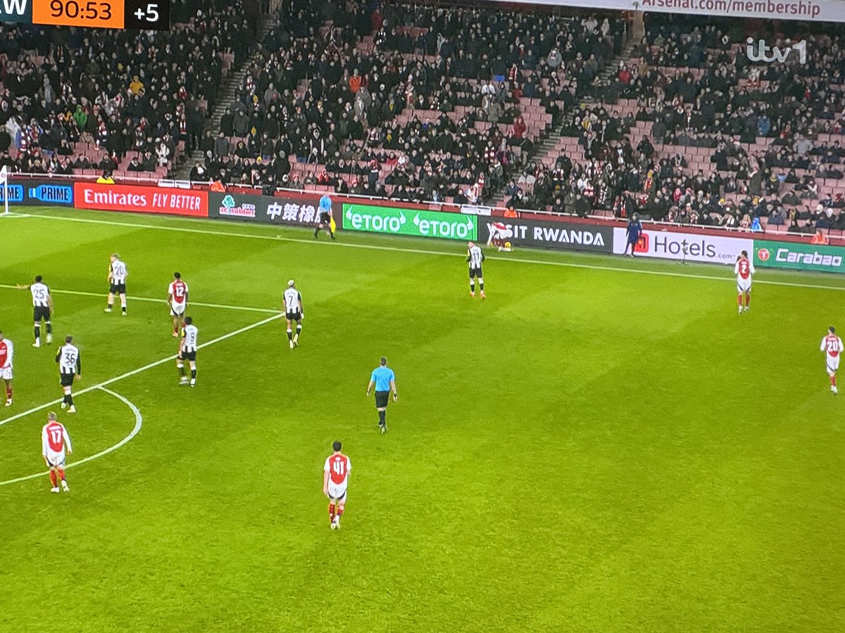 Searla's tweet photo. Look at all those empty seats.. pathetic, plastic supporters 🤡🤡🤡🤡

Absolute masterclass from Howe 🙌🙌

#NUFC https://t.co/WkiQIDCpnz