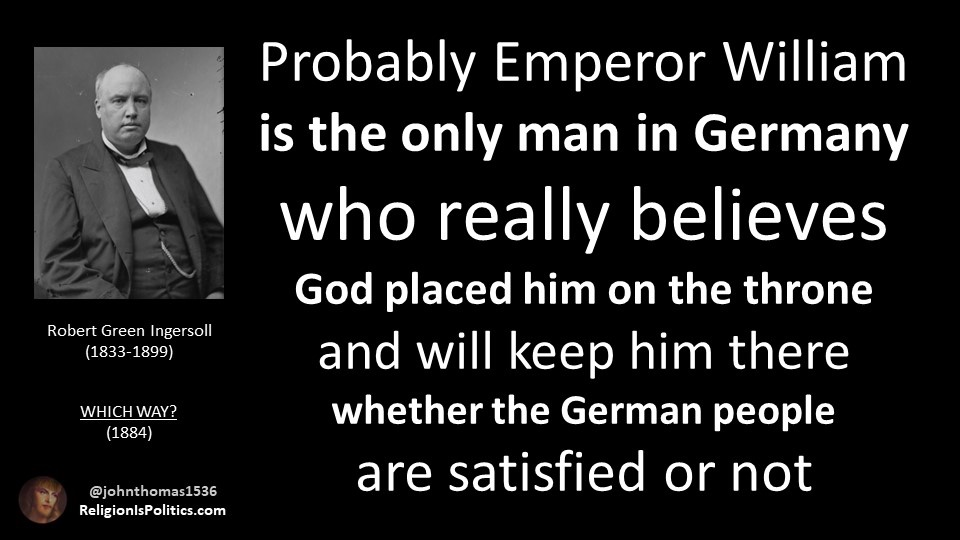 Religion *is* politics tweet media