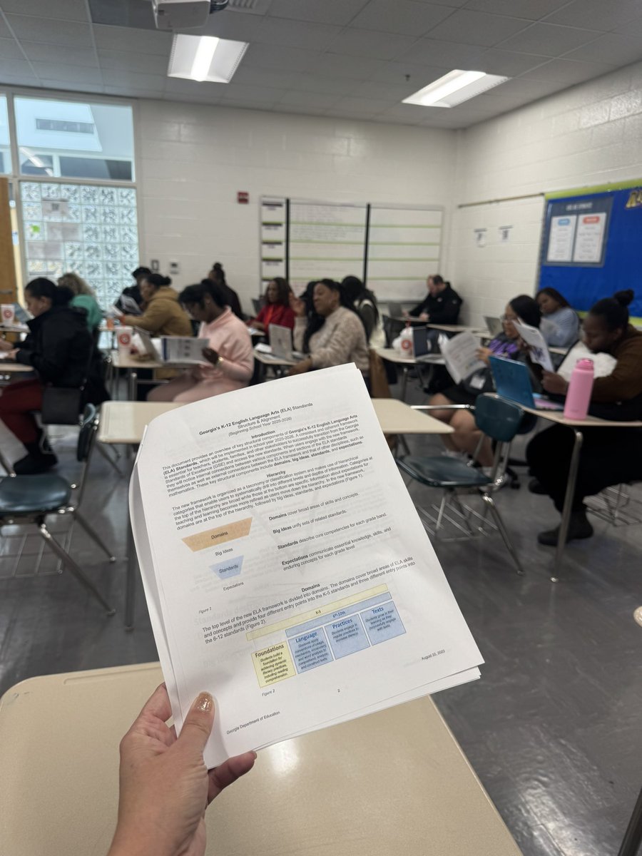 Debbie Skaggs (@debbieskaggs8) on Twitter photo 2 session of ELA PD ✅ Thankful for these terrific partners in the right work as we examine the shifts of the New Ga ELA Standards. This is how we plan for success to keep winning for kids! <a href="/ELA_HCS/">ELA_HCS</a> <a href="/GiftedELAGuru/">Michelle Martin, Ed.S</a> <a href="/JaquadaWilliams/">Jaquada Williams</a> #oneteam #goalgetters 2 session of ELA PD ✅ Thankful for these terrific partners in the right work as we examine the shifts of the New Ga ELA Standards. This is how we plan for success to keep winning for kids! <a href="/ELA_HCS/">ELA_HCS</a> <a href="/GiftedELAGuru/">Michelle Martin, Ed.S</a> <a href="/JaquadaWilliams/">Jaquada Williams</a> #oneteam #goalgetters