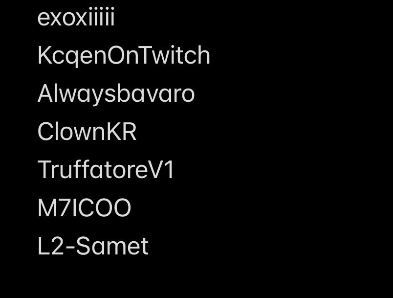 veaxyy's tweet photo. @TitaniumRolo list of them https://t.co/muaRI7kgMv