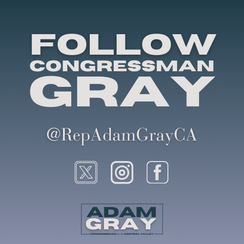 Congressman Adam Gray tweet media